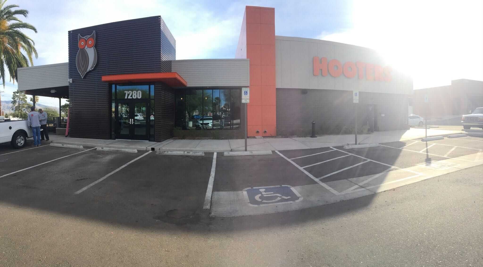 Finished-Up Hooter Restaurant