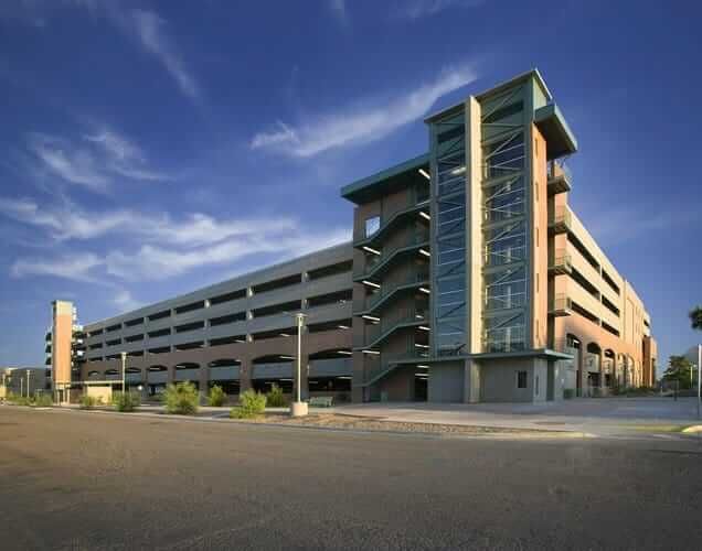 New Highland Commons Parking Structure University of Arizona Interior & Exterior Painting